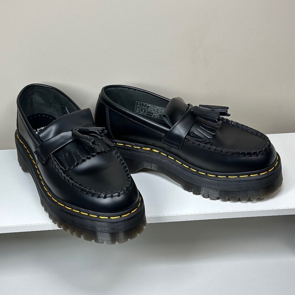 Dr.Martens Adrian Quad Smooth Loafers NWOT - Picture 1 of 8